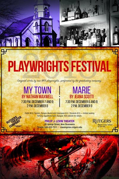 Rutgers Theater Company Presents 2018 Playwrights Festival