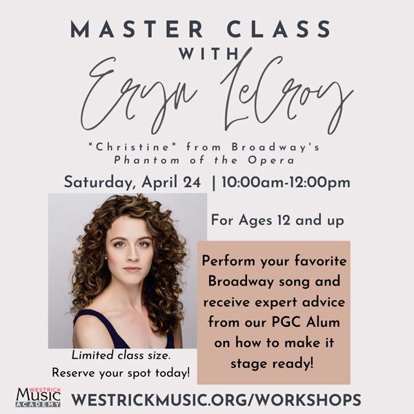 Eryn LeCroy To Teach Masterclass On April 24