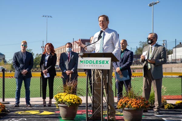 Middlesex County celebrates the grand opening of Thomas Mundy Peterson Park, the 19th park in its park system