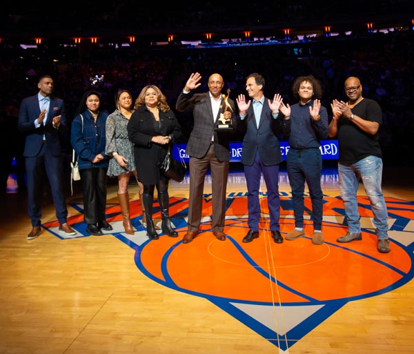 Boy, 12, signed to W-Knicks for Garden of Dreams night