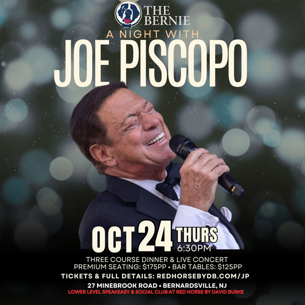 THE BERNIE presents A Night with Joe Piscopo on October 24th