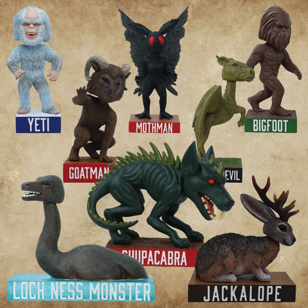 Jersey Devil Bobblehead among those in the First Cryptid Bobble Series