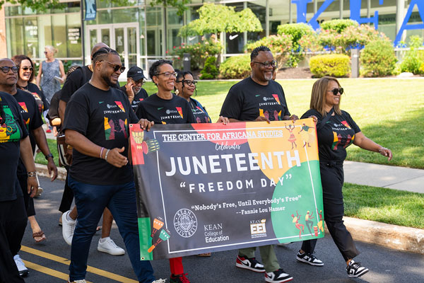 Kean University Celebrated Inaugural Juneteenth Jamboree with Freedom Walk, Festivities