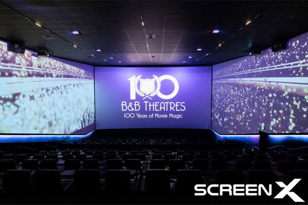 B&B Theatres with the world's largest ScreenX opens in the American Dream