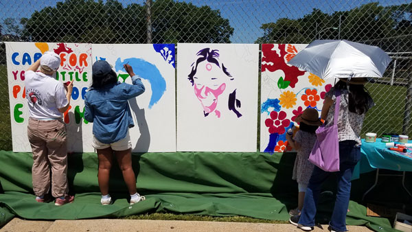 Community Mural Painted and Rain Garden Installed in Hackensack